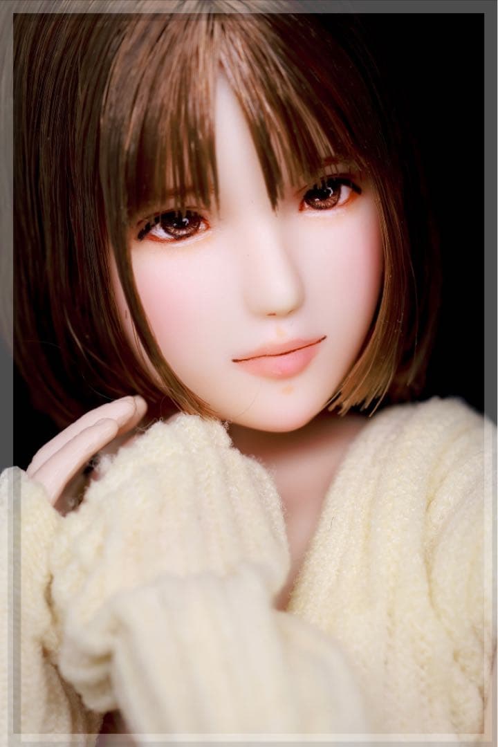 ♪♪ 1/6 　ドール カスタムドールヘッド　1737　束彩(つかさ)　♪♪