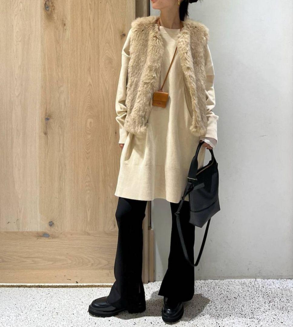 【美品】 カレンソロジーハイテンションフレアパンツブラック 38