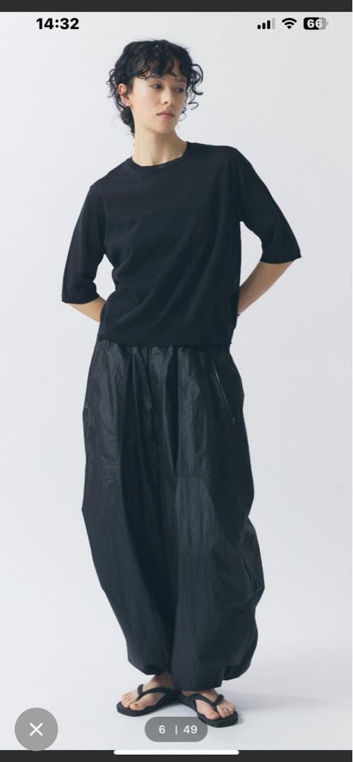 【本日値下げ】人気　カレンソロジー/ナイロンジップ　カーゴパンツ