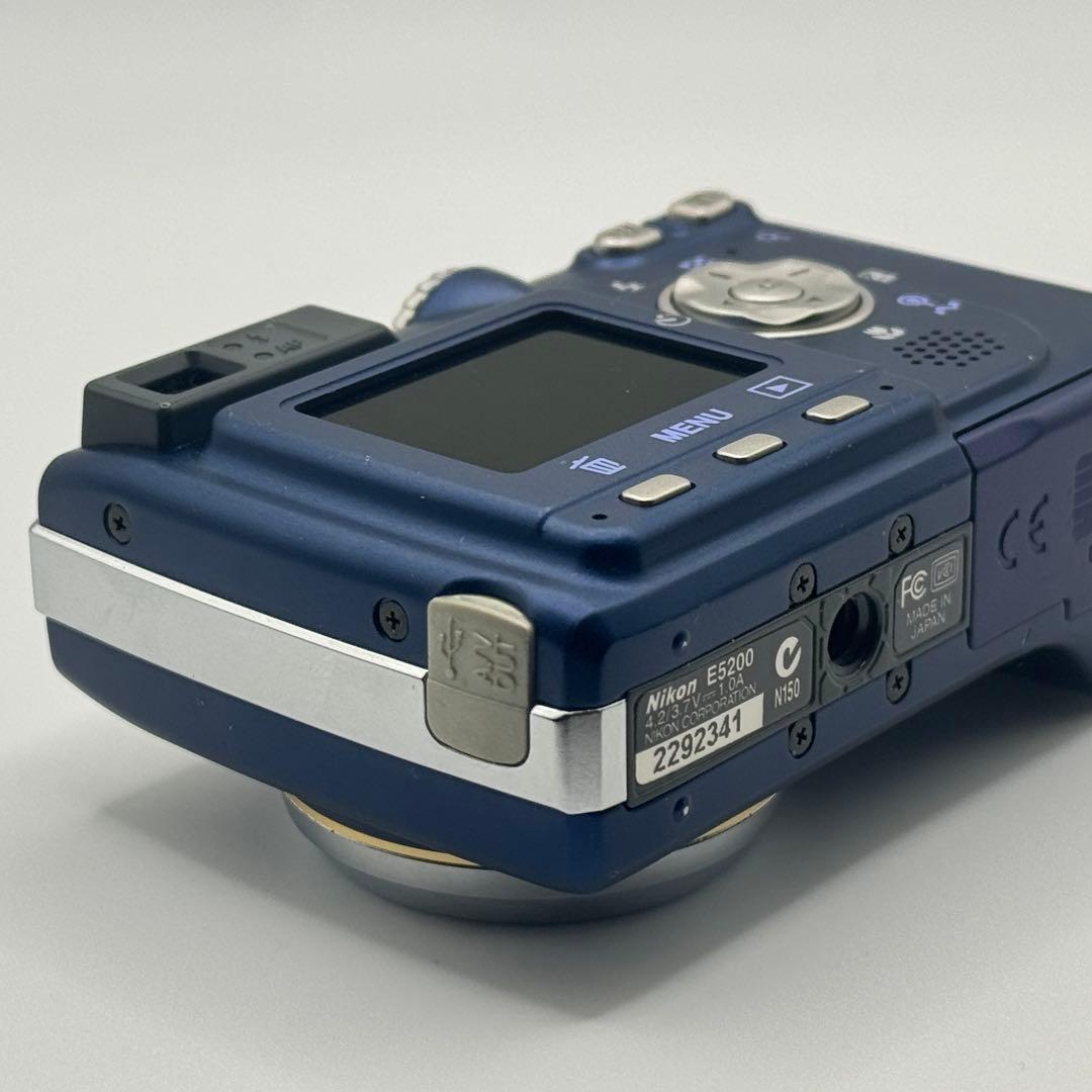★美品★ Nikon COOLPIX 5200 ブルー コンデジ ニコン 箱付