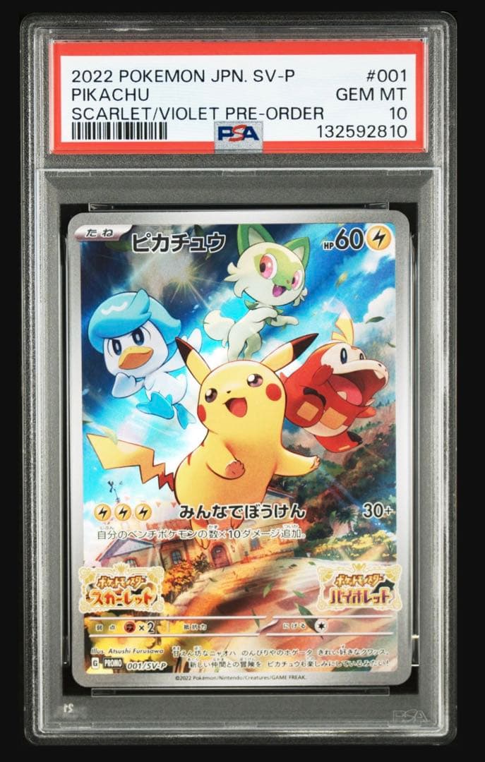 【PSA10】ピカチュウ　プロモ　みんなでぼうけん