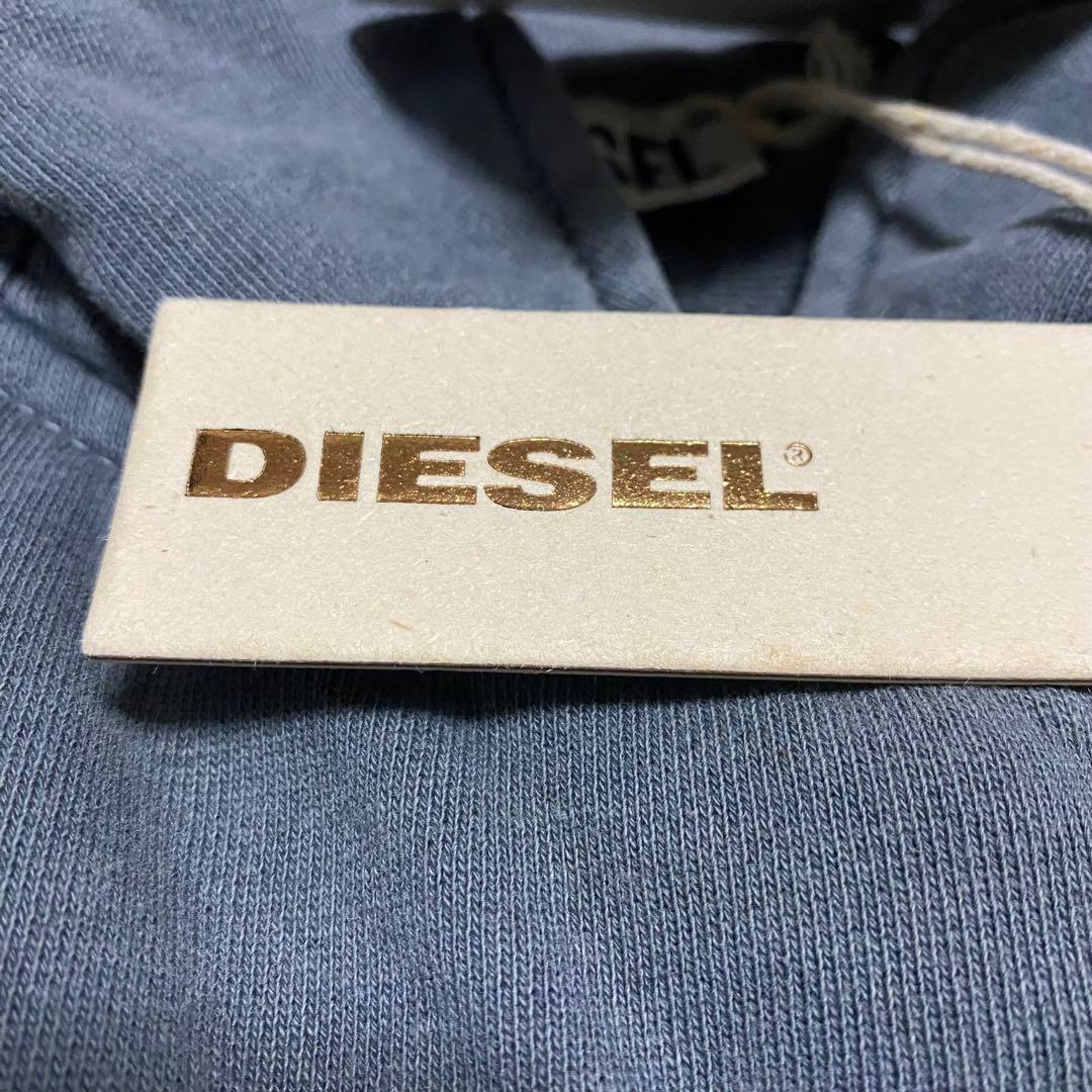 a9 未使用品　DIESEL USED加工　スウェット素材モッズコート　濃灰　S