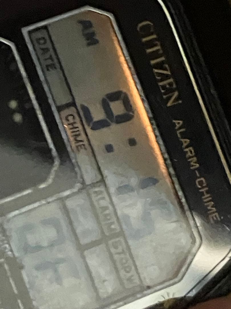 citizen デジアナ　4-098421 稼働品