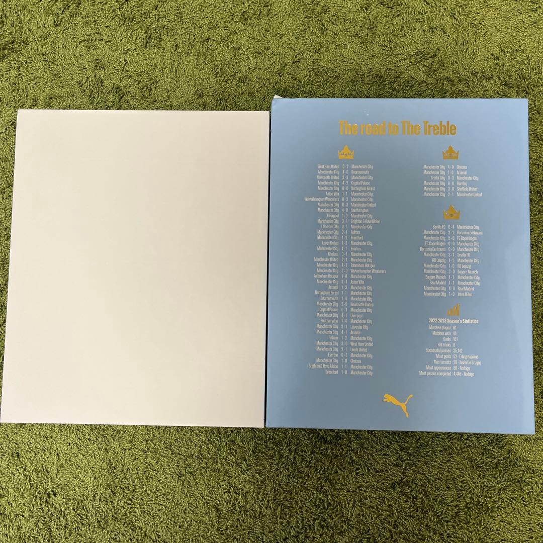 マンチェスターシティ トレブル記念ユニフォーム Lサイズ