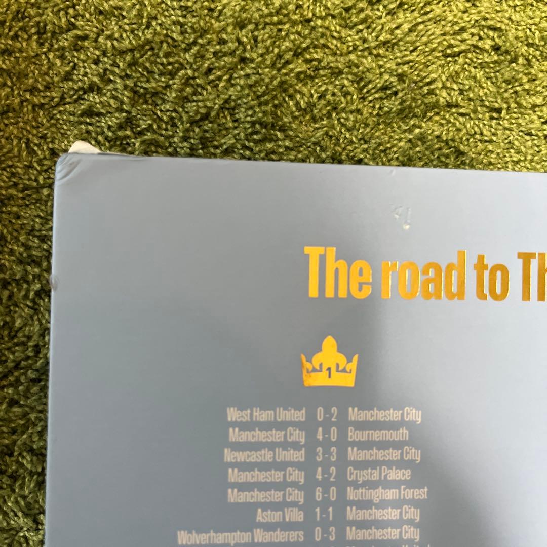 マンチェスターシティ トレブル記念ユニフォーム Lサイズ