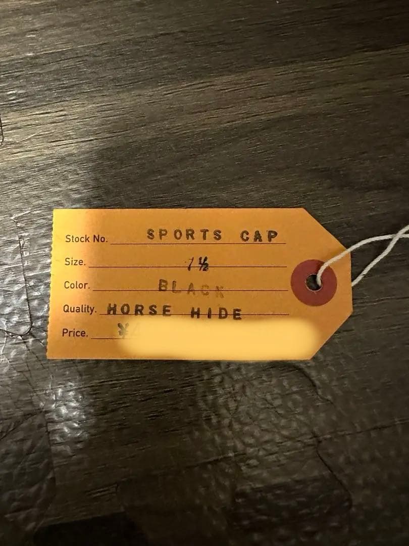 最終価格　Atlast&co ホースハイド　スポーツキャップ　アットラスト