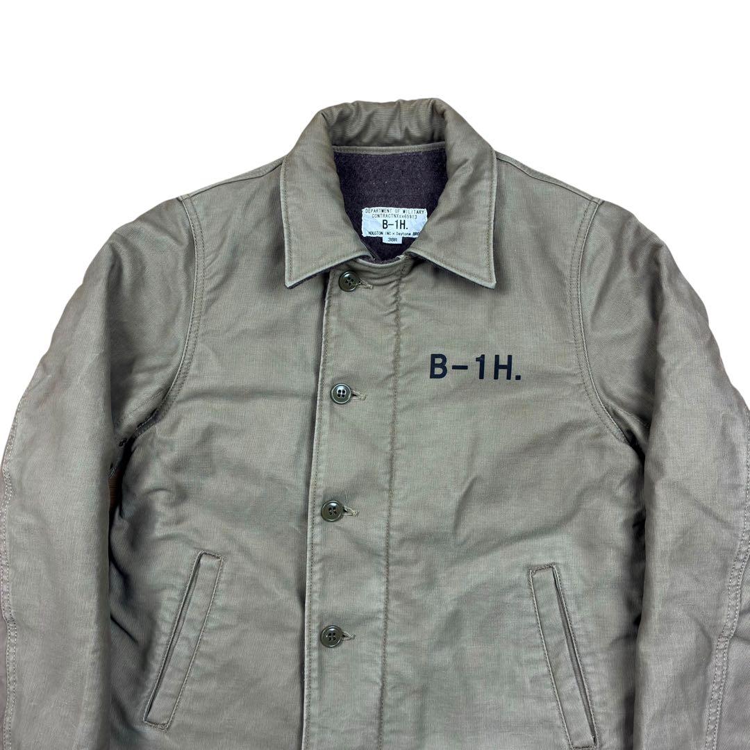 HOUSTON × Daytona BROS B-1H デッキジャケット 38R