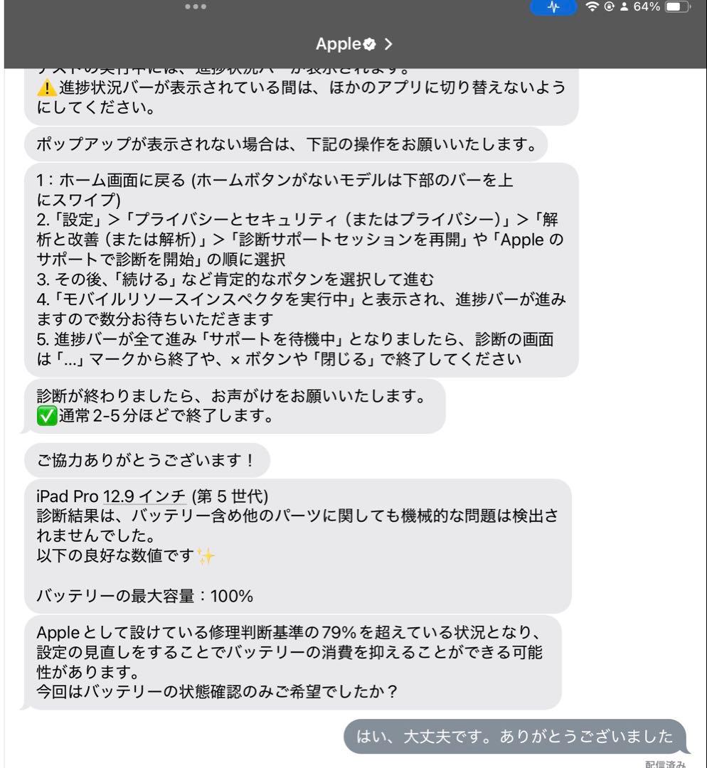 iPad Pro (12.9インチ) 第5世代 128GB