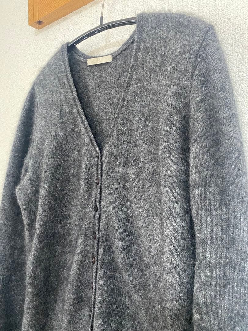 Plage プラージュ Light Fur Midi カーディガン グレー