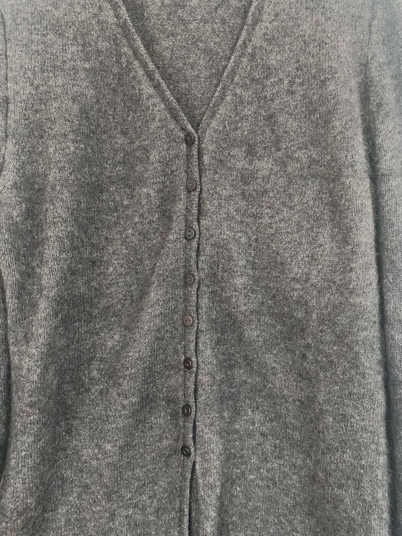 Plage プラージュ Light Fur Midi カーディガン グレー