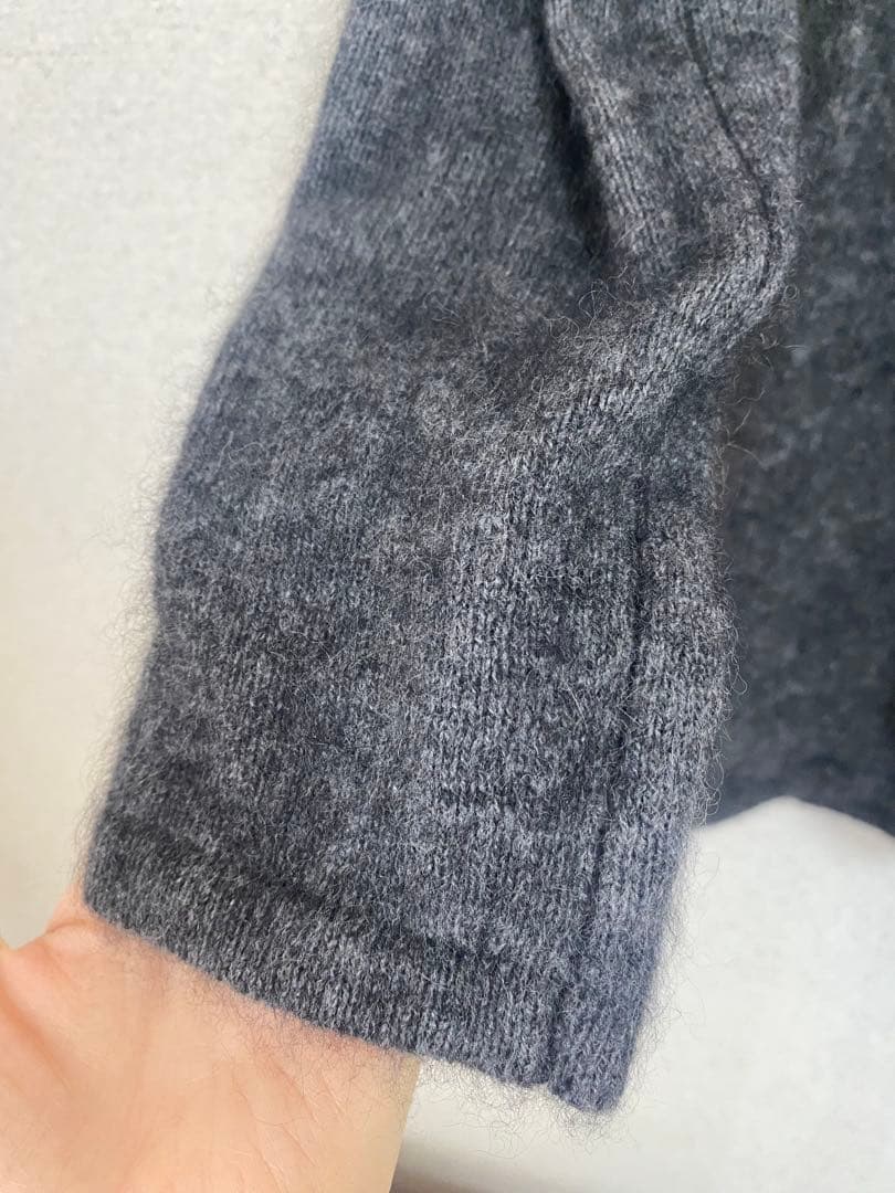 Plage プラージュ Light Fur Midi カーディガン グレー