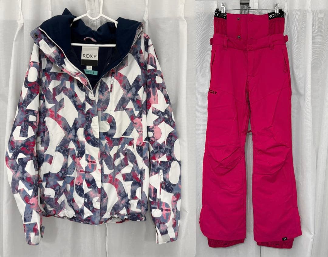 h*e様 ROXY スノーボード スキー ウェア セット M レディース