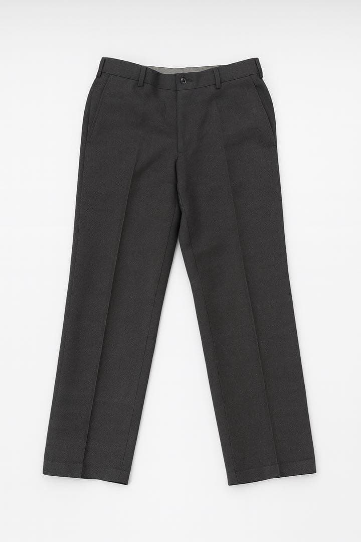 コムデギャルソンオム　ウール混紡 ダークグレー スラックス S 田中オム期