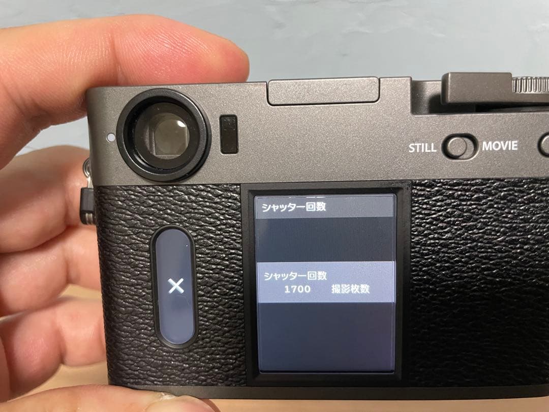 値下げFUJIFILM X-half （xハーフxhalf）チャコールシルバー