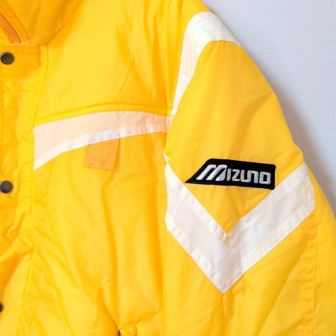 MIZUNO イエロー スキーウェアセット ジャケット パンツ 大きめ