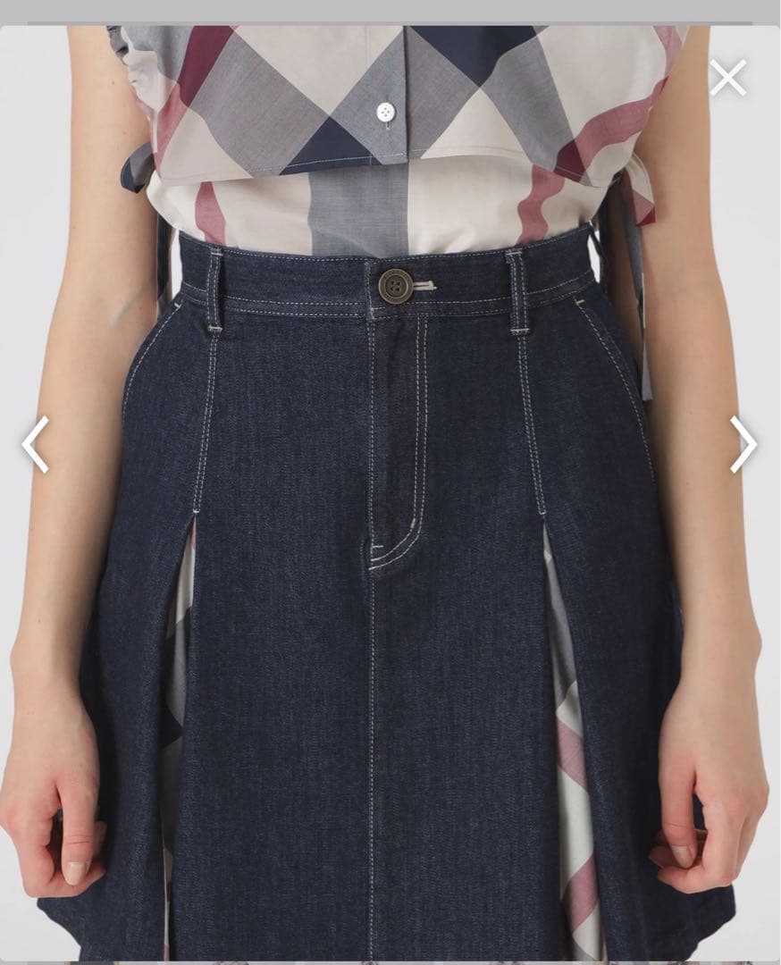 BLUE LABEL CRESTBRIDGE デニムミニスカート