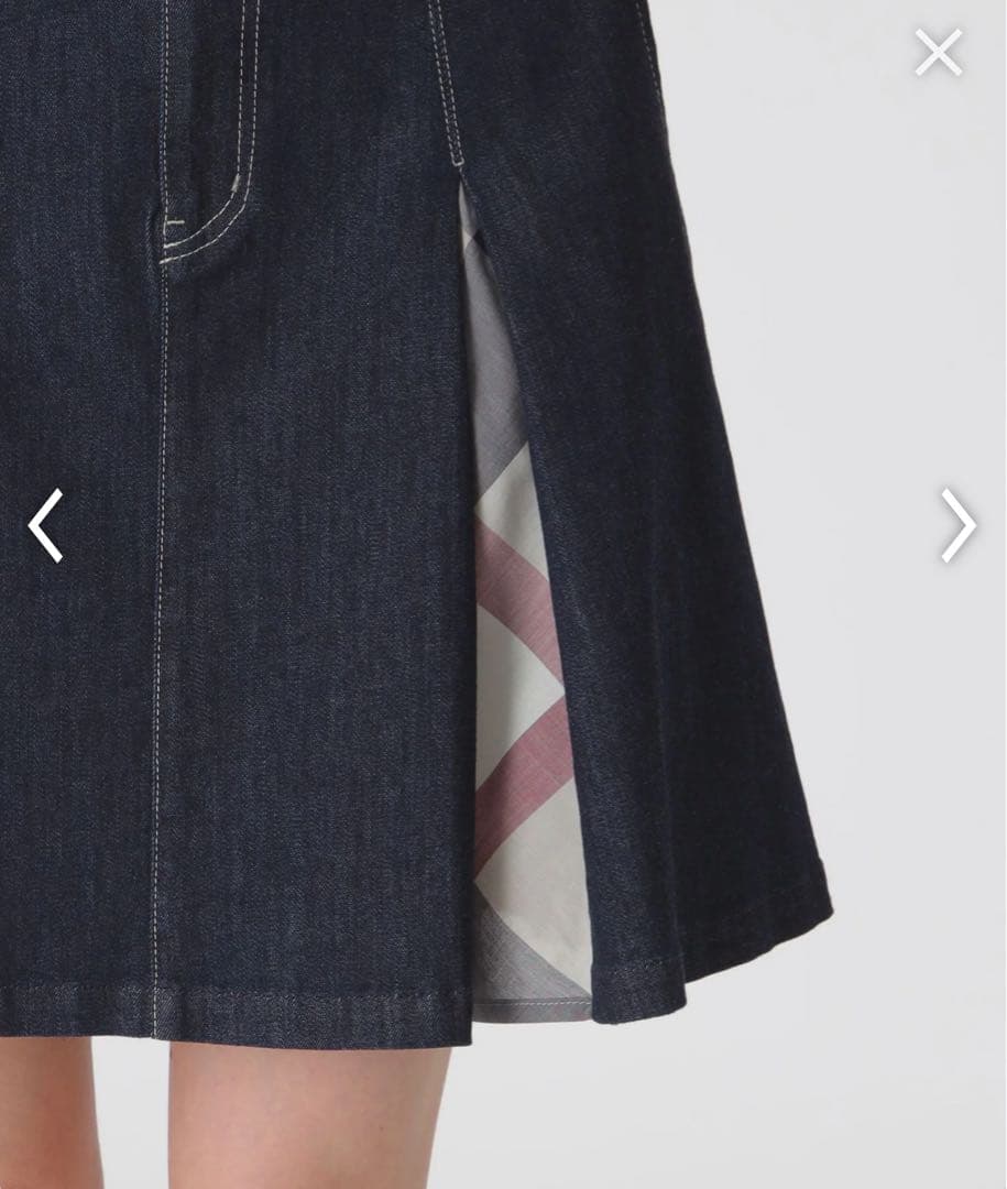 BLUE LABEL CRESTBRIDGE デニムミニスカート