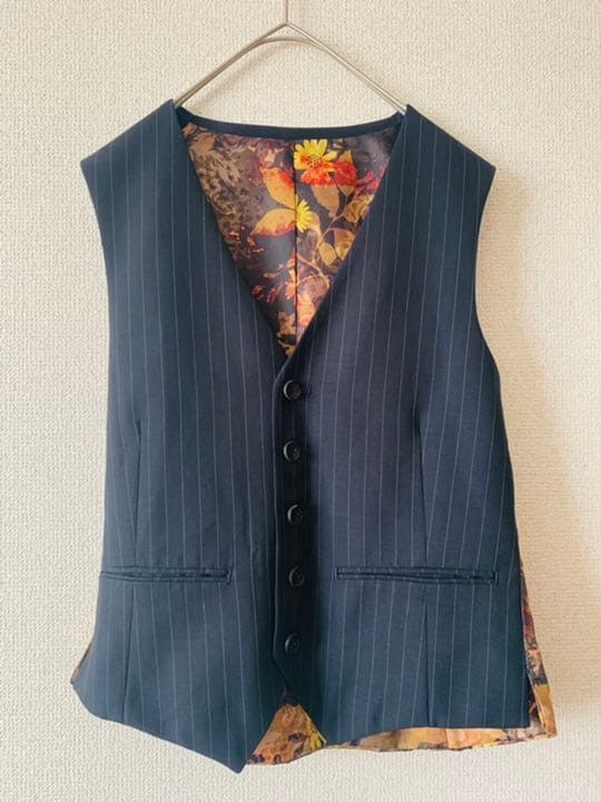 ★極美品★ イサムカタヤマ　バックラッシュ　総柄ベスト　ジレ