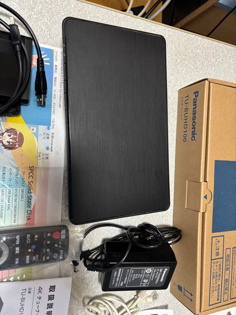 Panasonic TU-BUHD100 4Kチューナー 箱付