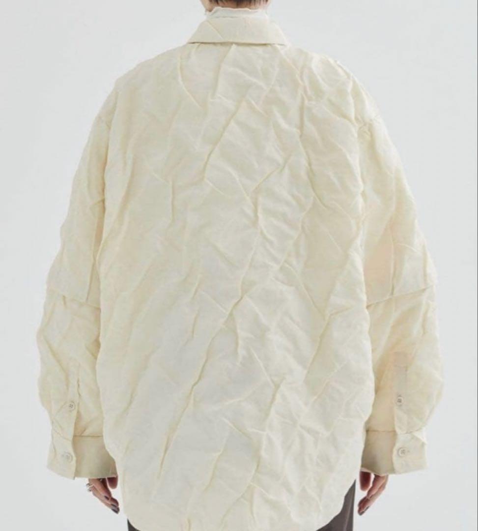 【d】CLANE PADDED CRUMPLY SHIRT JACKET