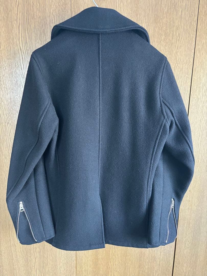 Schott ネイビー ピーコート 38