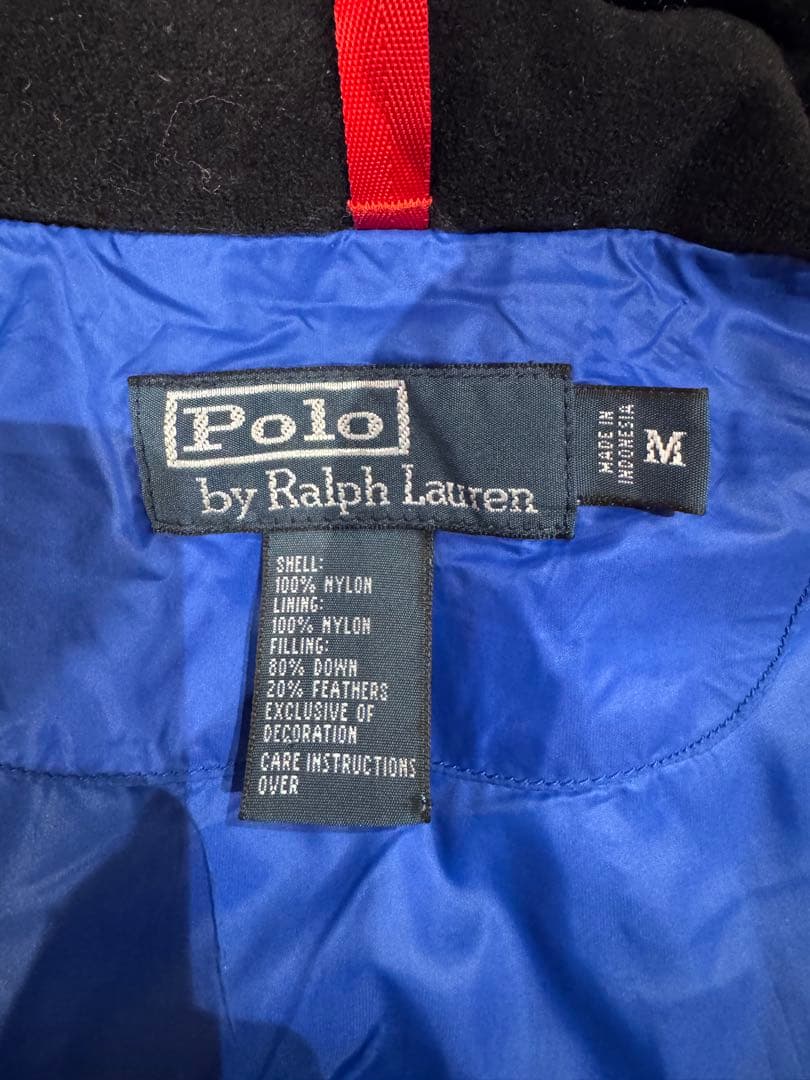 90’s Polo Ralph Lauren ビックポニー赤 ダウンベスト