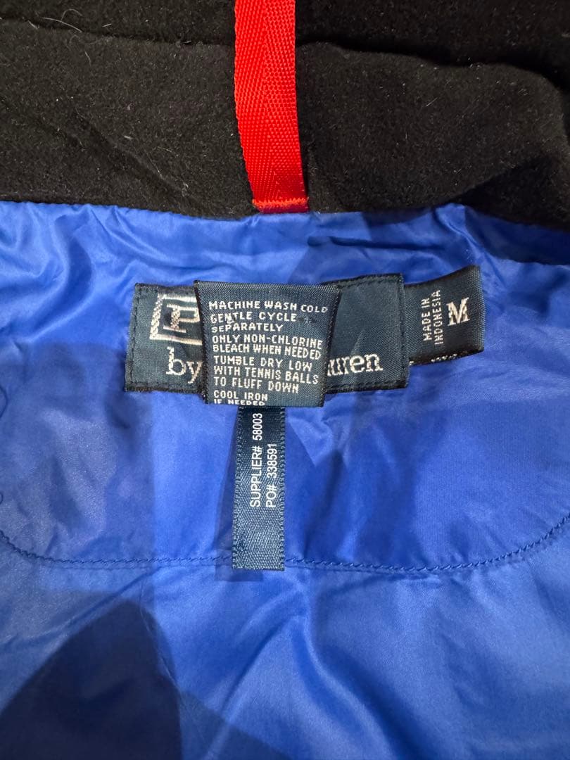 90’s Polo Ralph Lauren ビックポニー赤 ダウンベスト