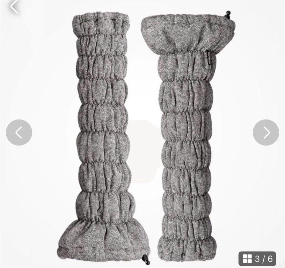 ルーヴルドー　復元ウォーマー　レッグウォーマー　ロング　グレー　新品未開封