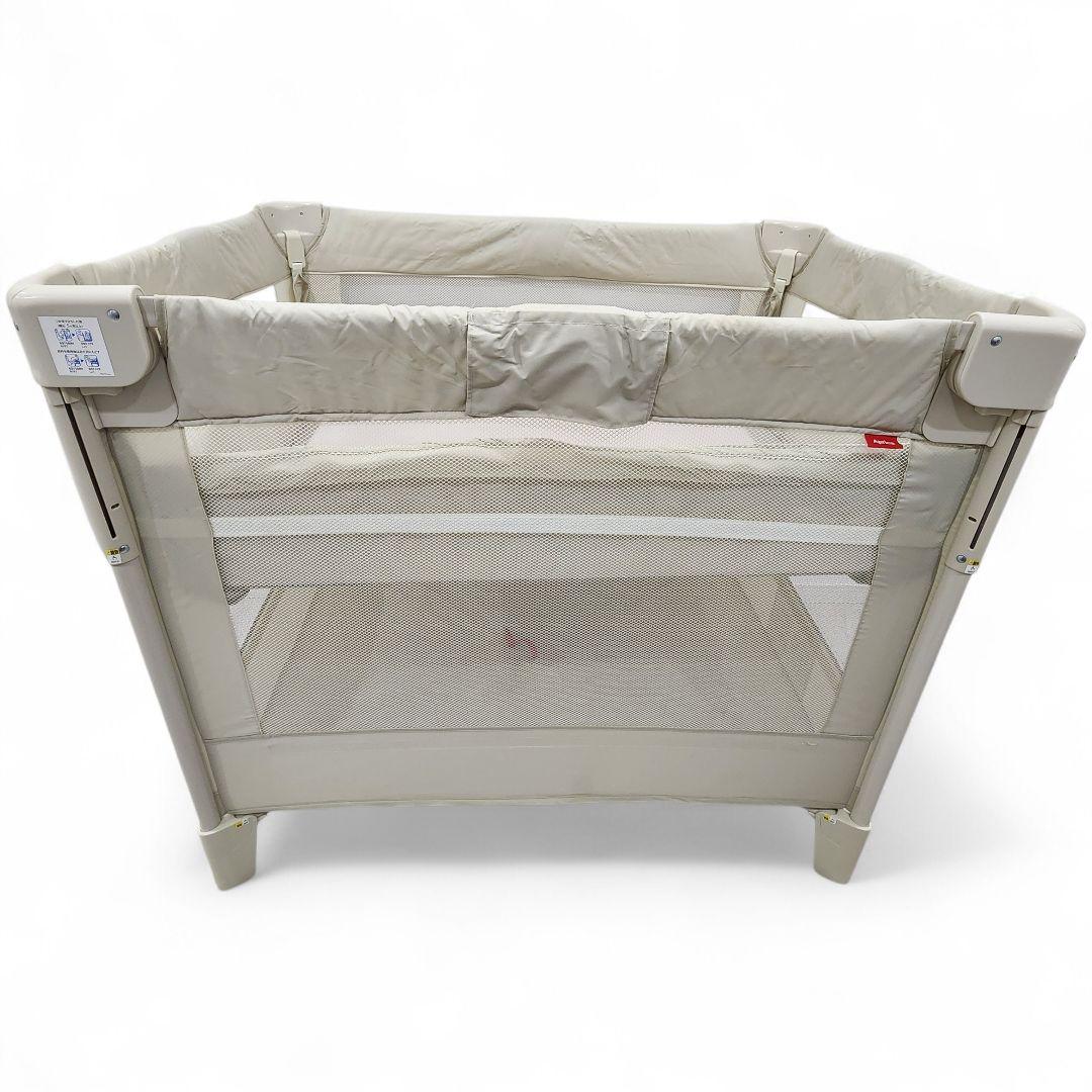 【美品】Aprica アップリカ ベビーベッド ココネルエアー ミルクホワイト