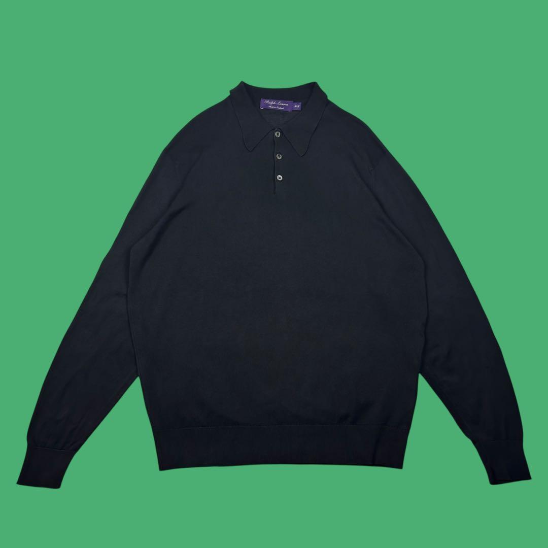 Ralph Lauren Purple Label ニットポロ イングランド製