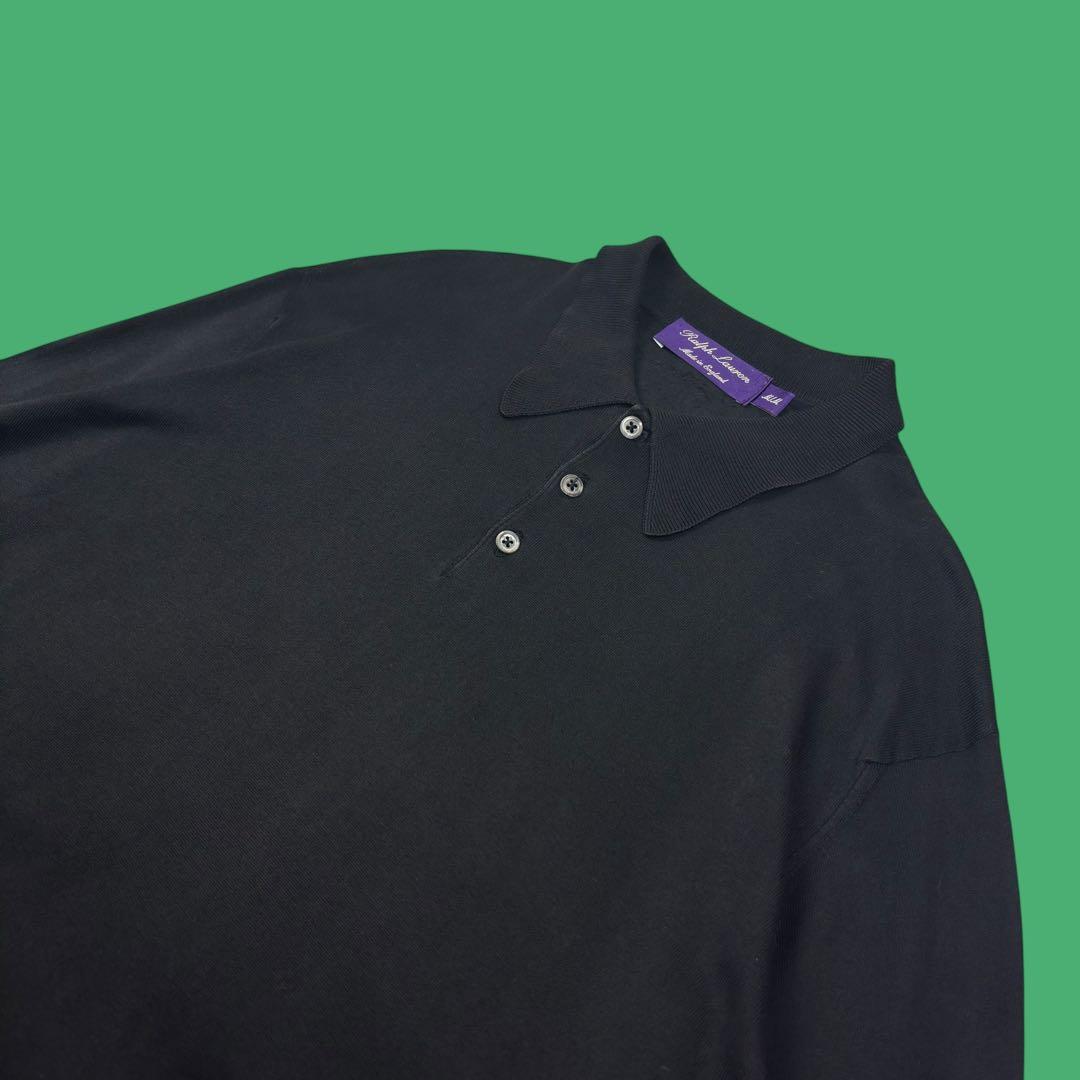 Ralph Lauren Purple Label ニットポロ イングランド製