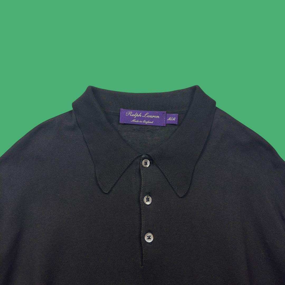 Ralph Lauren Purple Label ニットポロ イングランド製