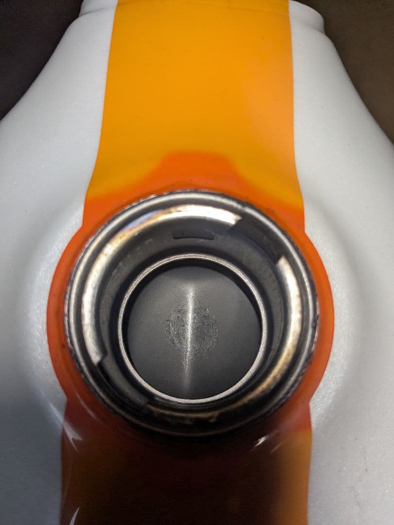 スズキ バイクタンク オレンジ ホワイト