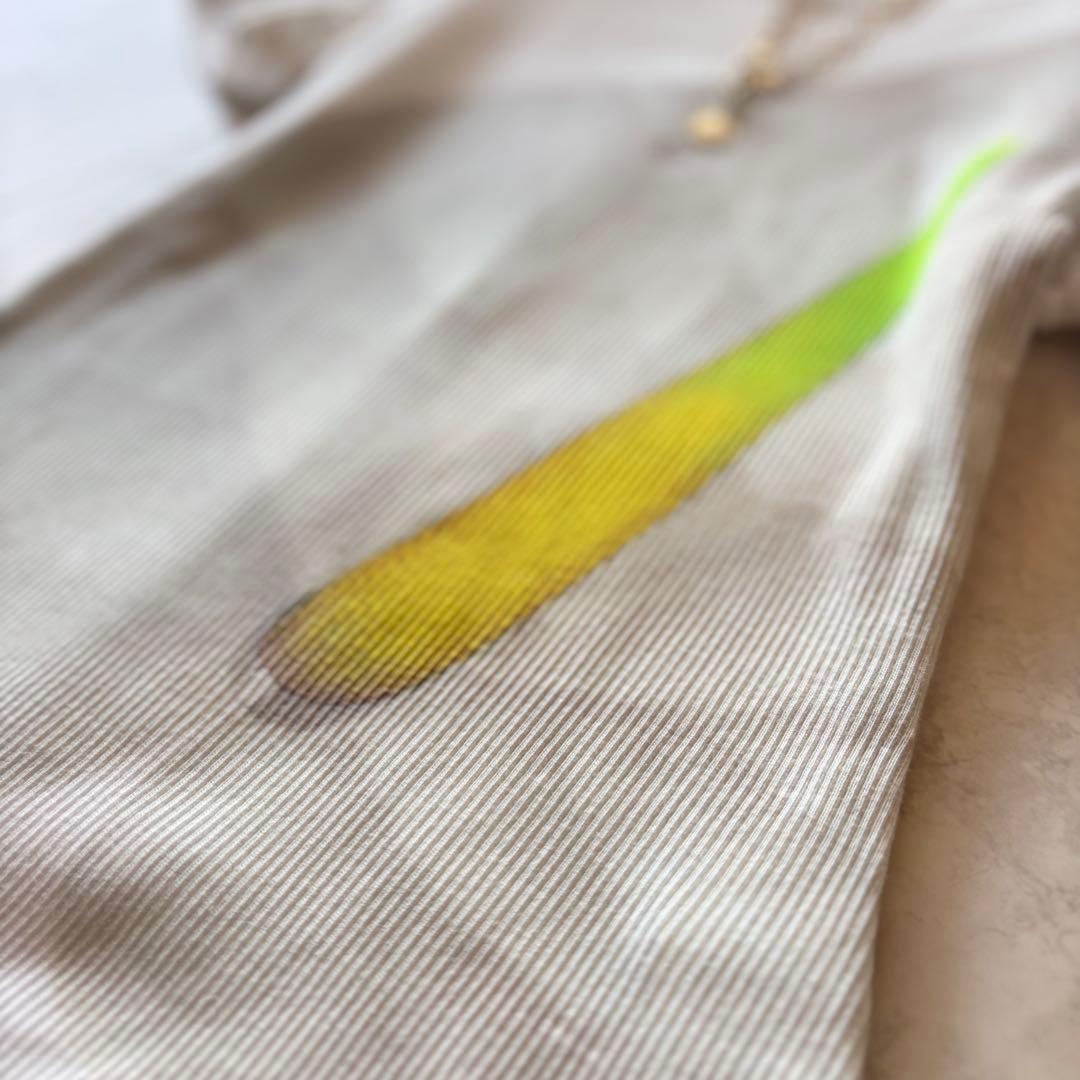 NO.4-110 LOEWEアナグラム刺繍　希少リブ半袖カットソーXS