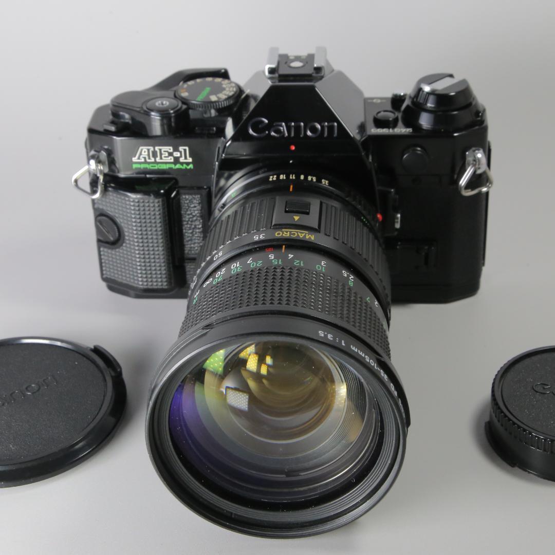 ☆美品☆完全動作　Canon AE-1　プログラム 35-105ｍｍ＃156