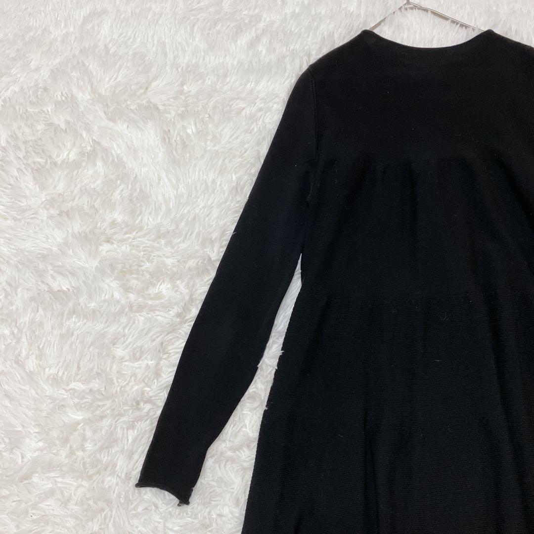 美品 マーレット ADDISON ニットワンピース 根岸由香里さん着 ティアード