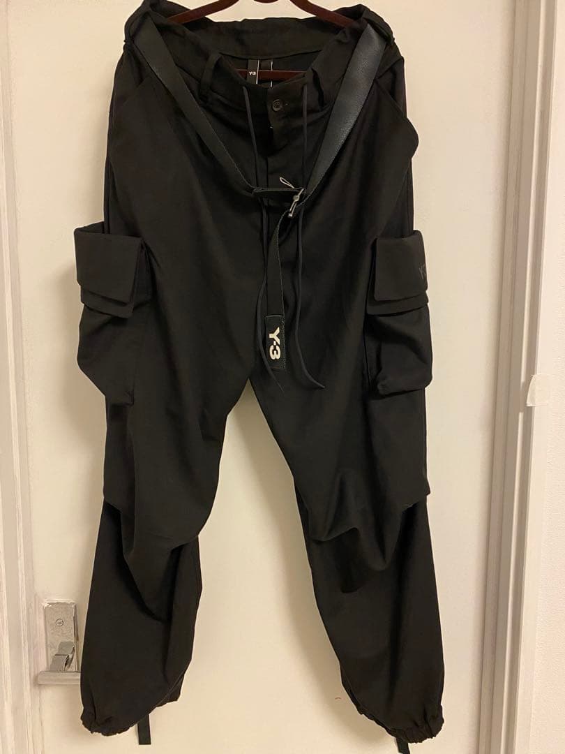 adidas Y-3 完売品 リファインド ウーブン カーゴパンツ ベルト付き