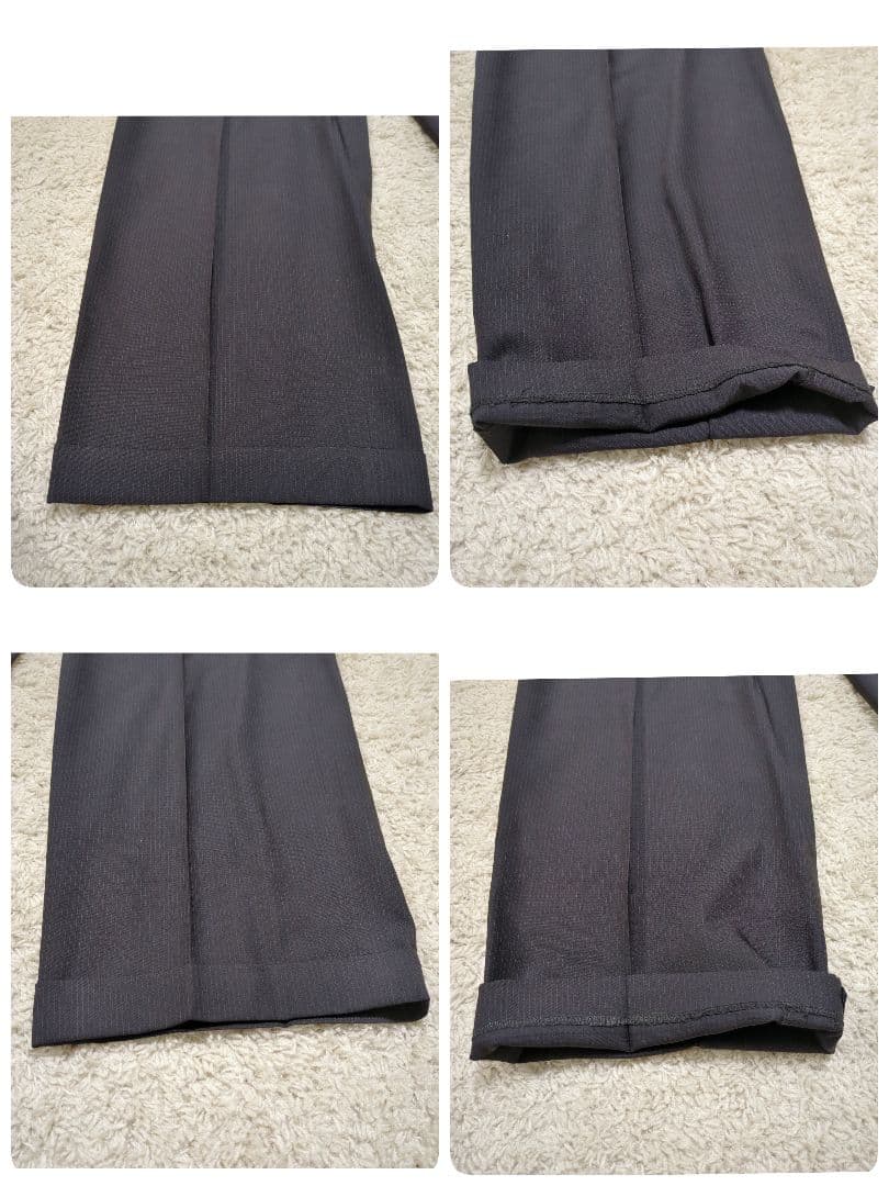 【希少】ジョルジオアルマーニ　スーツセットアップ　シルク混　XL　ストライプ