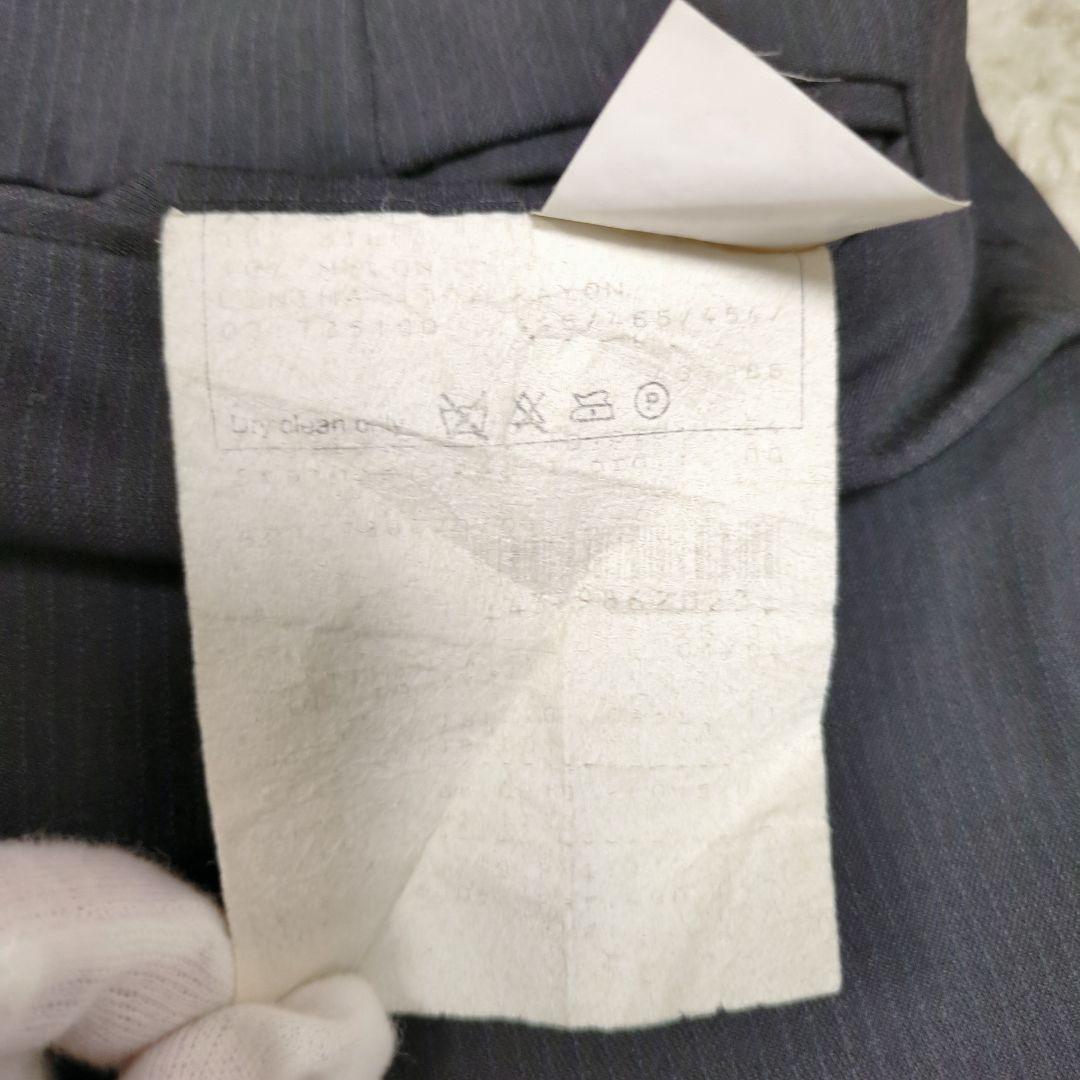 【希少】ジョルジオアルマーニ　スーツセットアップ　シルク混　XL　ストライプ