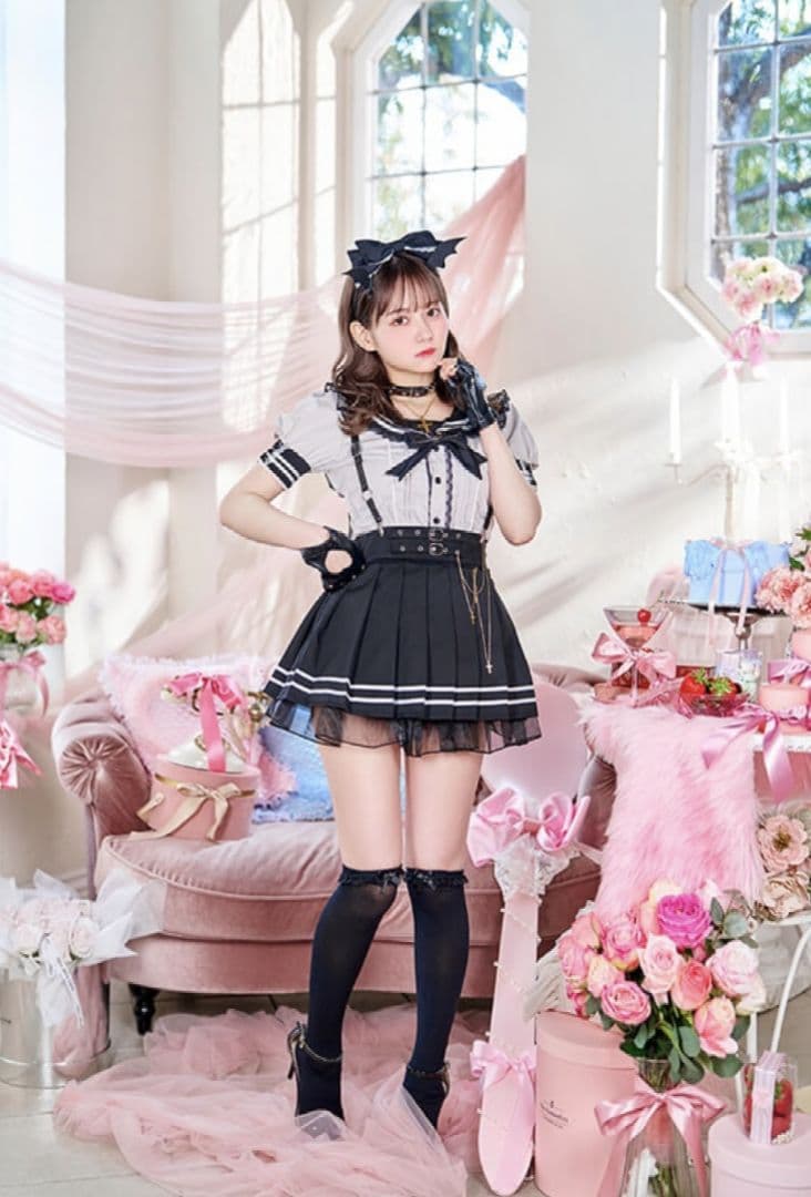 新品♡マリームーン Malymoon スイートデビルスクールガール ブラック