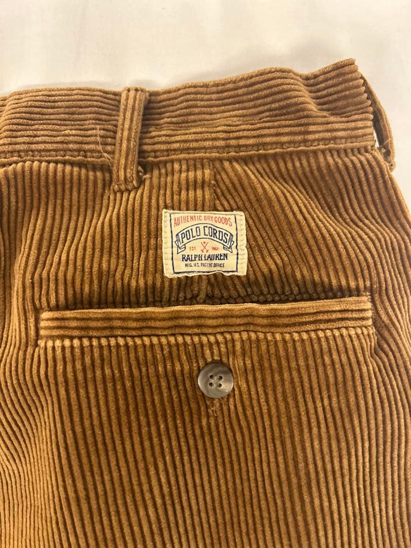 ポロラルフローレン コーデュロイパンツ USA製 タロンジップ
