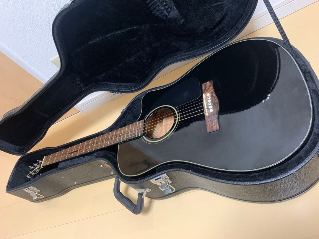 Fender エレアコ CD60CE アコースティックギター ブラック