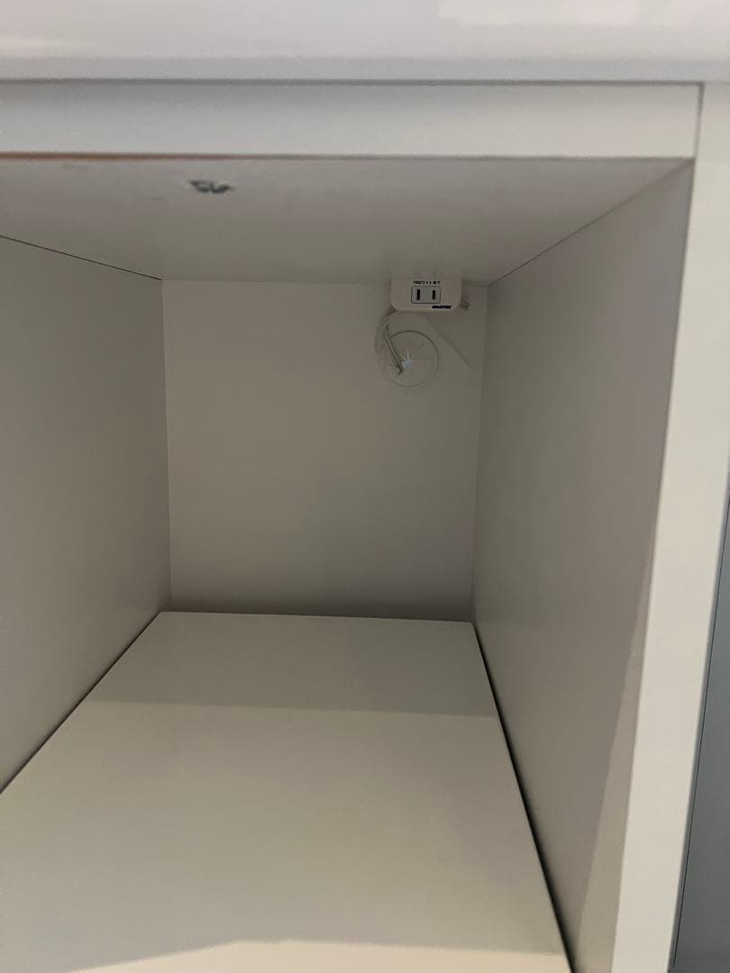 キッチンカウンター レジューム 90SL-R WH