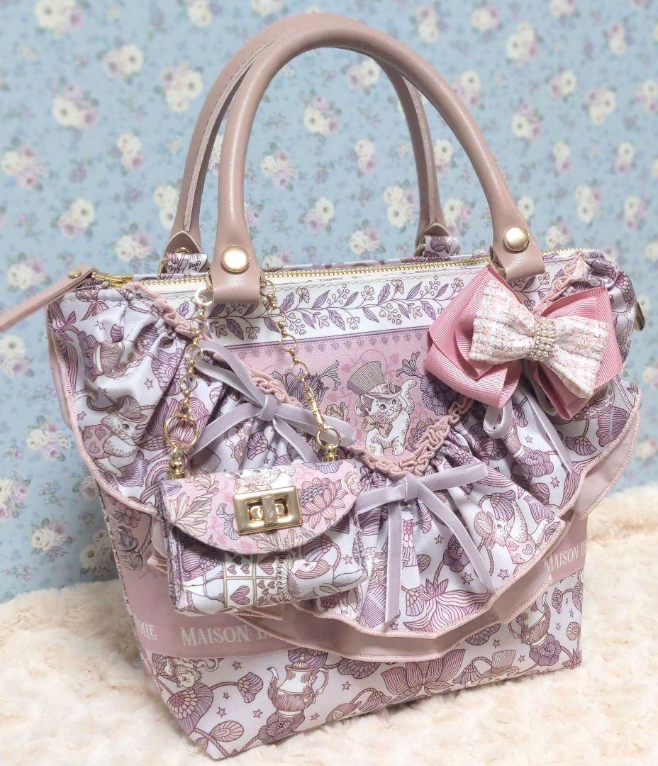 ユ*ィ様 ハンドメイド　ジョリーフルール　ポイズンベリーシーフ　トート&チャーム