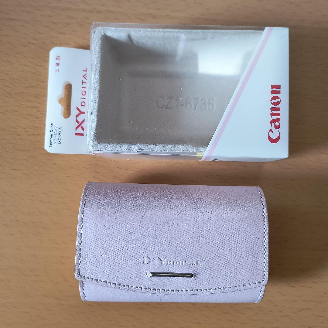 Canon IXY DIGITAL 110IS オレンジ 純正皮ケース付 動作品