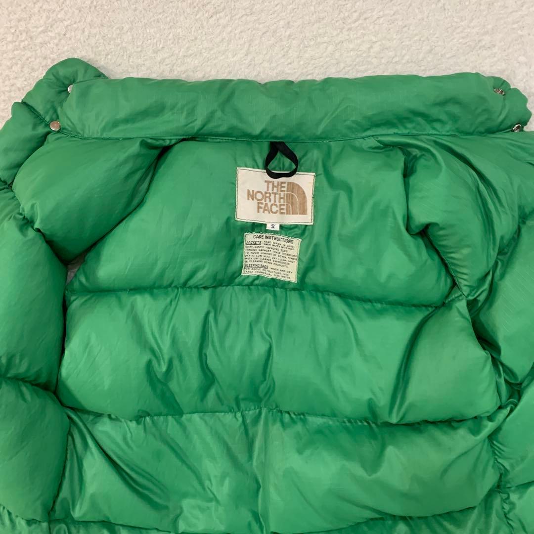 70s 茶タグ 前期THE NORTH FACE ノースフェイス　ダウンベスト