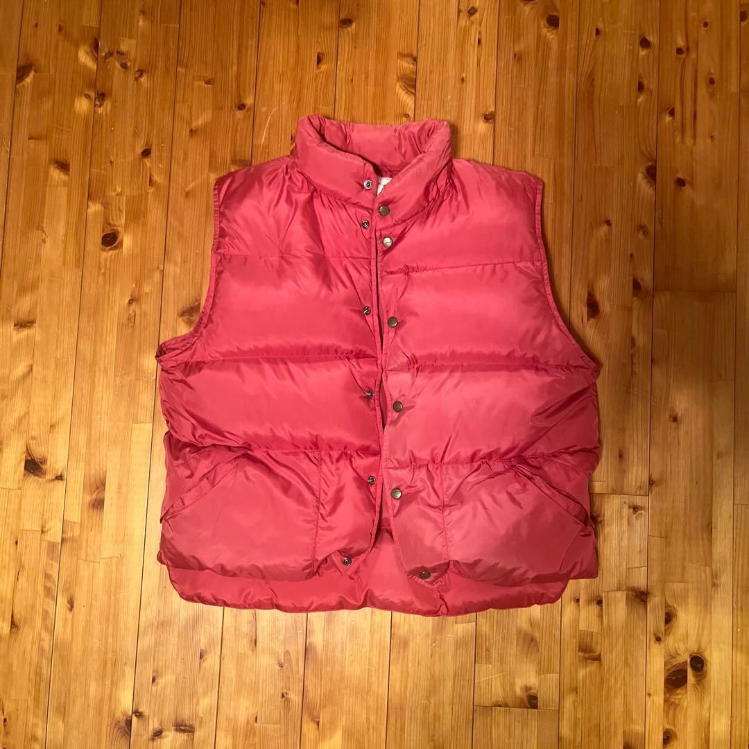 L.L.Bean レッド ダウンベスト