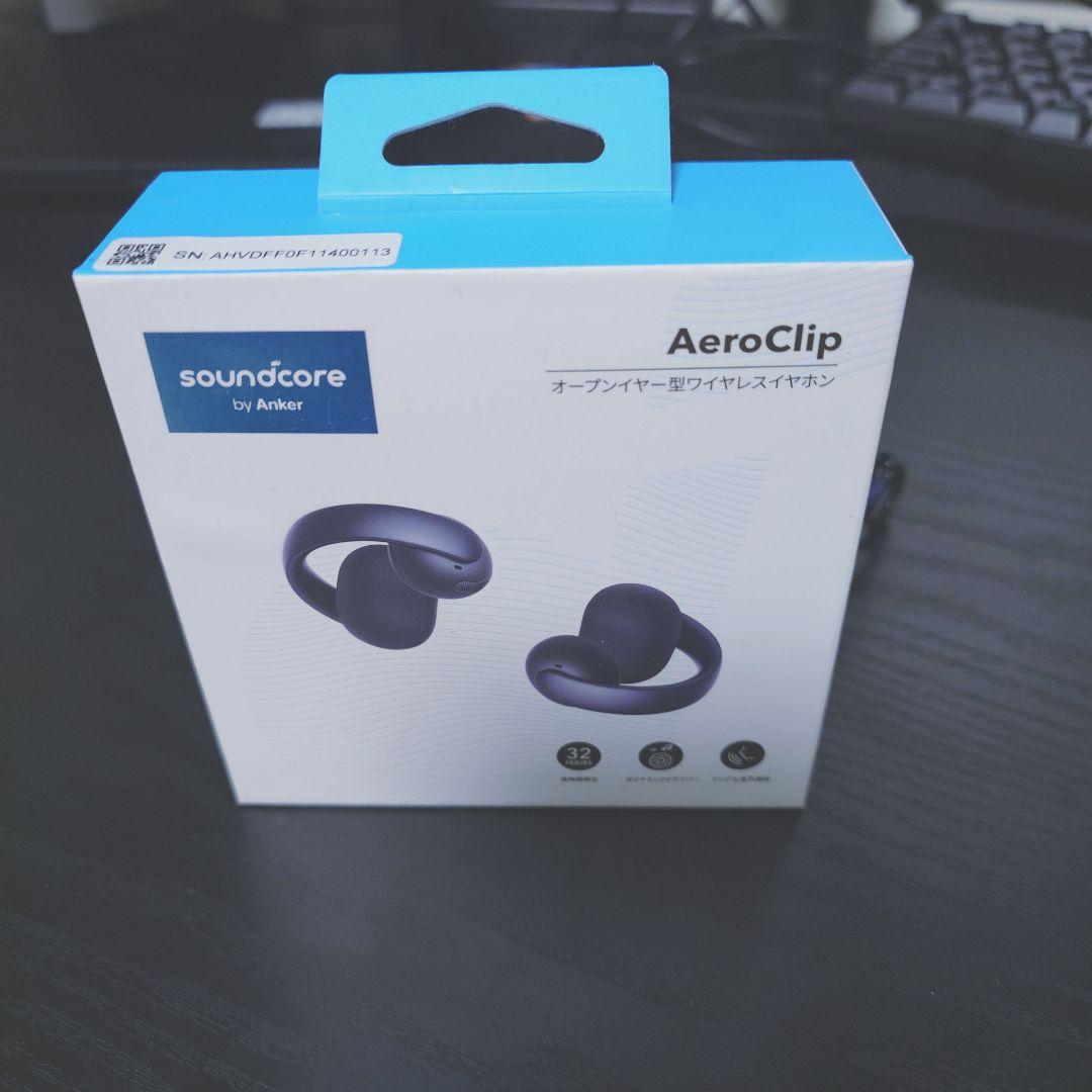 ヘッドホン Anker soundcore AeroClip