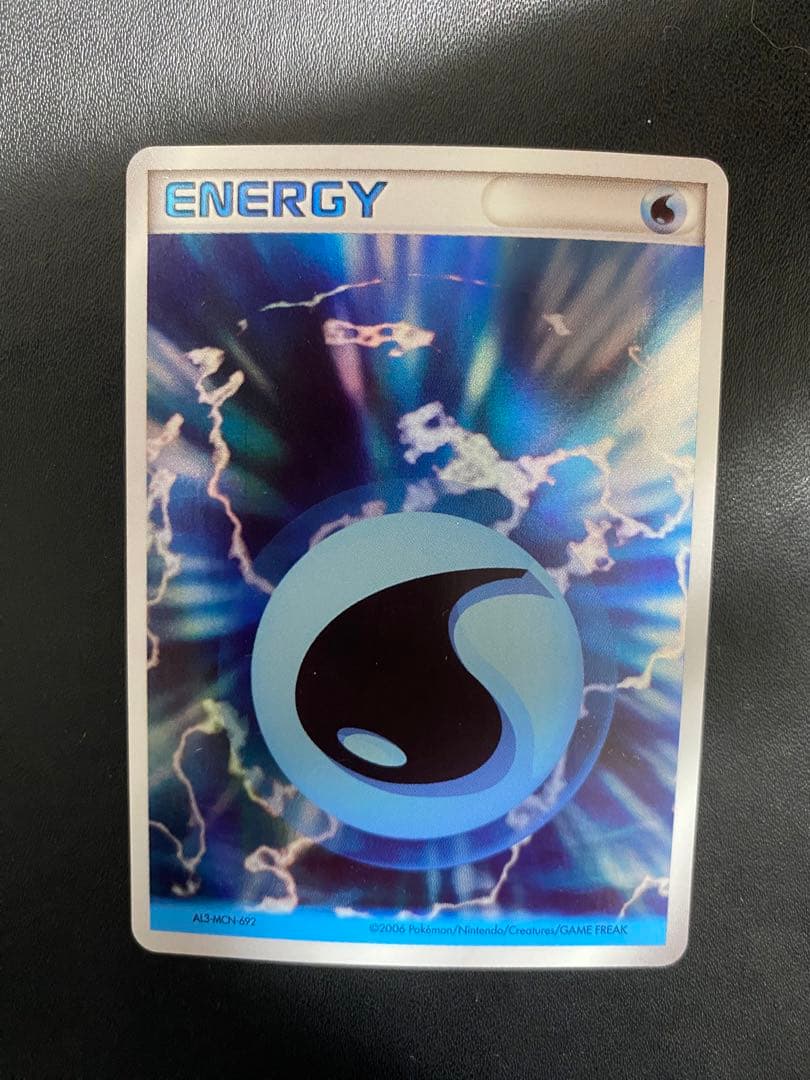 基本水エネルギー　ホロンエネルギー 4枚　ポケモンカード