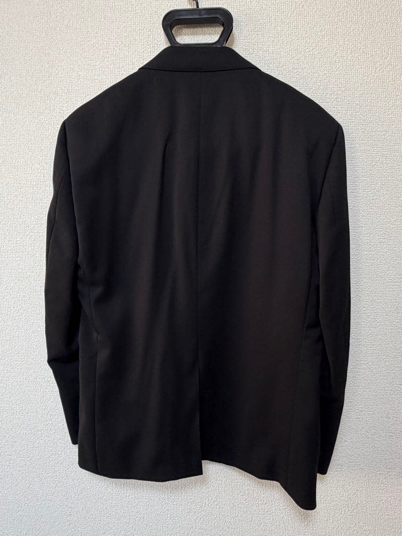 【美品】AOYAMA パーソンズ　黒無地　2パンツ　AB ストレッチ　ブラック